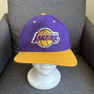Vintage Los Angeles Lakers SnapBack Baseball Hat By GCC Officially Licensed NBA